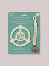 Load image into Gallery viewer, Jujube - Love Bug Silicone Teether Ring &amp; Detachable Clip
