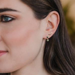 Scout - Stud Trio Ear Jacket Set - Dragonfly/African Turquoise/Gold
