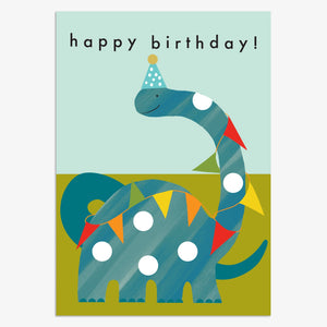 Dino Happy Birthday Card