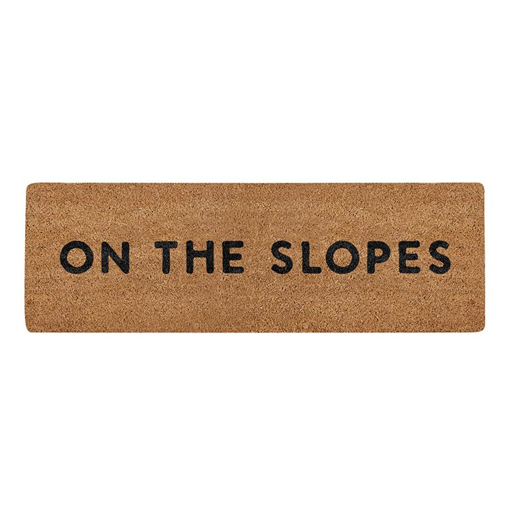 On the Slopes Door Mat