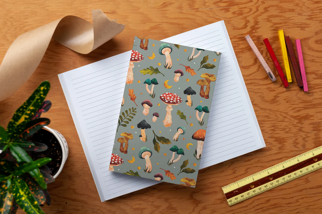 Denik - Mushroom Garden Classic Layflat Notebook