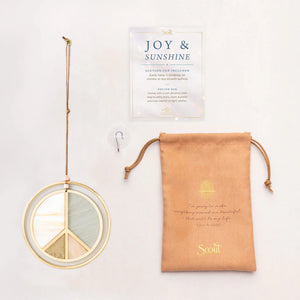 Scout - Stained Glass Light Catcher - Peace Sign