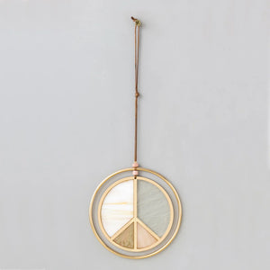 Scout - Stained Glass Light Catcher - Peace Sign