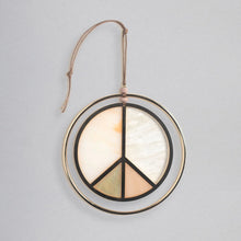 Load image into Gallery viewer, Scout - Stained Glass Light Catcher - Peace Sign
