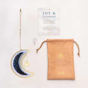 Scout - Stained Glass Light Catcher - Moon Star