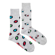 Load image into Gallery viewer, Friday Sock Co. - Men&#39;s Record &amp; Headphone Socks
