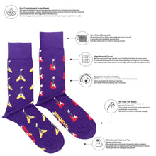 Load image into Gallery viewer, Friday Sock Co. - Men&#39;s Electric Guitars Socks
