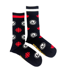 Load image into Gallery viewer, Friday Sock Co. - Men&#39;s CBC Hockey Night in Canada Logos Socks
