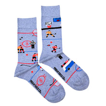 Load image into Gallery viewer, Friday Sock Co. - Men&#39;s Funny Hockey Scene Socks
