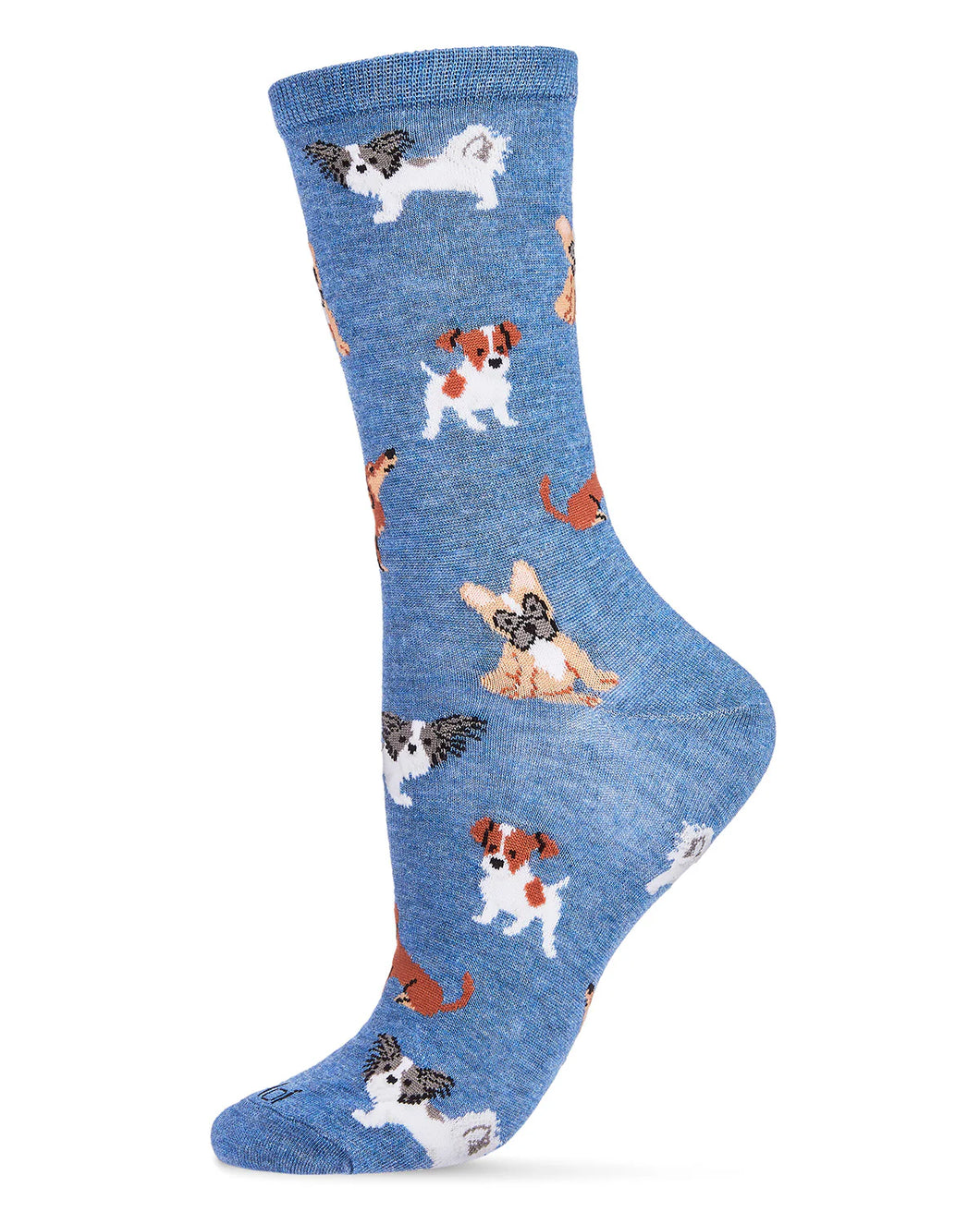 MeMoi - Puppy Love Bamboo Blend Crew Socks