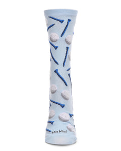 MeMoi - Golf Madness Bamboo Blend Crew Socks