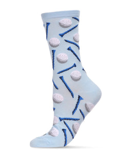 MeMoi - Golf Madness Bamboo Blend Crew Socks