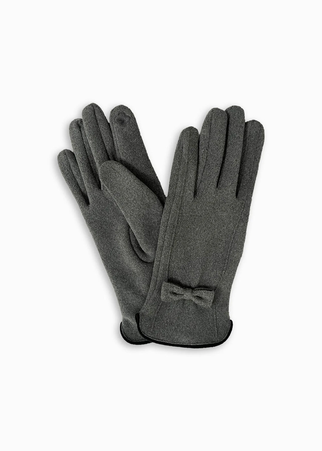 Look By M - Ribbon Tie Classic Gloves