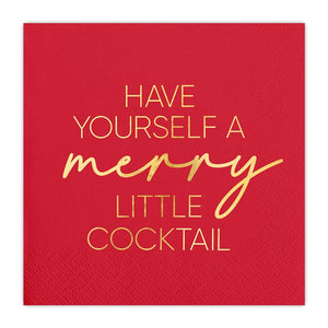 Have Yourself A Merry Little Cocktail Napkins