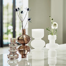 Load image into Gallery viewer, Glass Bubble Vase - Brown Small
