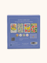Load image into Gallery viewer, Springtime Blooms Note Card Set with Stickers
