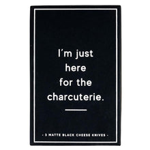 Load image into Gallery viewer, Matte Black Cheese Knives - Set of 3
