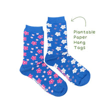 Load image into Gallery viewer, Friday Sock Co. - Women&#39;s Petunia &amp; Pentas Socks
