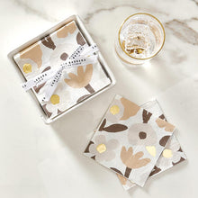 Load image into Gallery viewer, Ceramic Napkin Tray + Napkins - Blush Flowers
