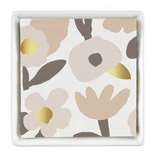 Load image into Gallery viewer, Ceramic Napkin Tray + Napkins - Blush Flowers
