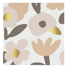 Load image into Gallery viewer, Ceramic Napkin Tray + Napkins - Blush Flowers
