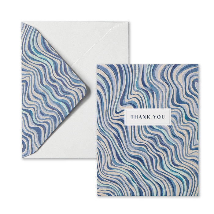 RIPPLING WAVE Boxed Blank Note Cards