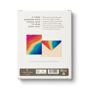 RIVERS OF RAINBOW Boxed Blank Note Cards
