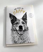 Load image into Gallery viewer, You Make Me Happy Card
