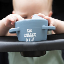 Load image into Gallery viewer, SIR SNACKS A LOT HAPPY SNACKER
