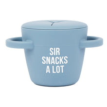 Load image into Gallery viewer, SIR SNACKS A LOT HAPPY SNACKER
