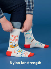 Load image into Gallery viewer, High On Life...And Possibly Weed - Men's Crew Socks

