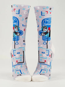 Fuck Off, I'm Gaming  - Women's Crew Socks