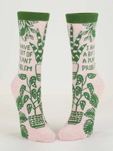 Load image into Gallery viewer, I Have A Bit Of A Plant Problem - Women&#39;s Crew Socks
