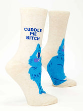 Load image into Gallery viewer, Cuddle Me Bitch - Women's Crew Socks (Copy)
