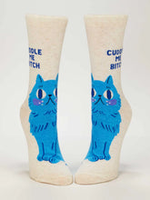 Load image into Gallery viewer, Cuddle Me Bitch - Women's Crew Socks (Copy)
