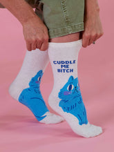 Load image into Gallery viewer, Cuddle Me Bitch - Women's Crew Socks (Copy)
