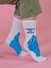 Load image into Gallery viewer, Cuddle Me Bitch - Women's Crew Socks (Copy)
