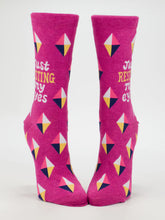 Load image into Gallery viewer, Just Resting My Eyes  - Women's Crew Socks

