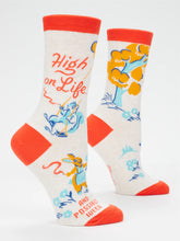 Load image into Gallery viewer, High On Life...And Possibly Weed - Women's Crew Socks
