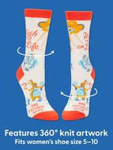 Load image into Gallery viewer, High On Life...And Possibly Weed - Women's Crew Socks
