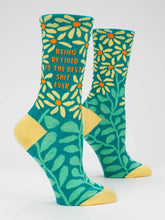 Load image into Gallery viewer, Being Retired Is The Best Shit Ever - Women's Crew Socks
