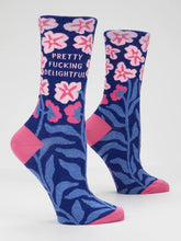 Load image into Gallery viewer, Pretty Fucking Delightful - Women's Crew Socks (Copy)
