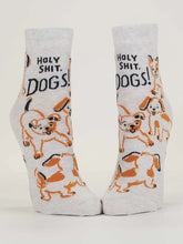 Load image into Gallery viewer, Holy Shit. Dogs! Women&#39;s Ankle Socks
