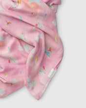Load image into Gallery viewer, Loulou Lollipop Dancing Dragonflies Muslin Swaddle
