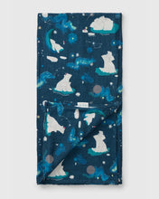 Load image into Gallery viewer, Loulou Lollipop Stargazing Bear Muslin Swaddle
