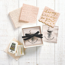 Load image into Gallery viewer, Embossed Cocktail Napkins - Happy Birthday
