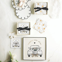 Load image into Gallery viewer, Ceramic Napkin Tray + Napkins - Floral
