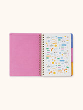 Load image into Gallery viewer, Faire Flowers Undated Tri-Tab Planner
