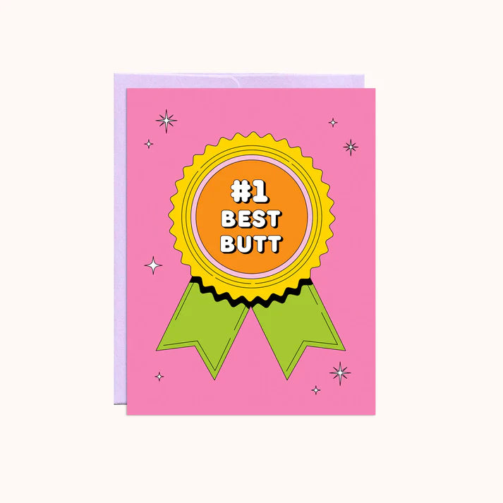 #1 BEST BUTT CARD