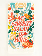 Load image into Gallery viewer, My Favorite Salad Is Wine Dish Towel
